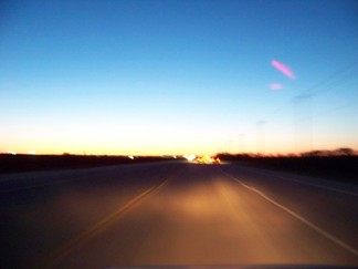 Sunrise on US 69.