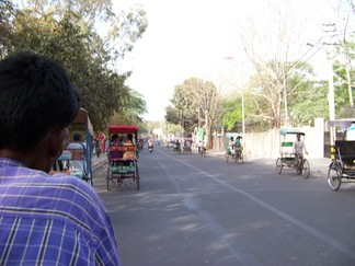 Rickshaw ride.
