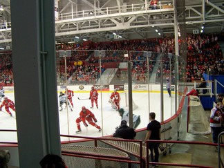 RPI vs Dartmouth Hockey game.