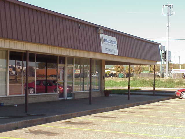 Trojan Labor, front entrance.