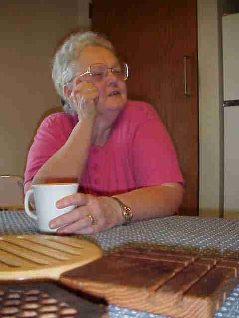 Vinson's wife, Anne.