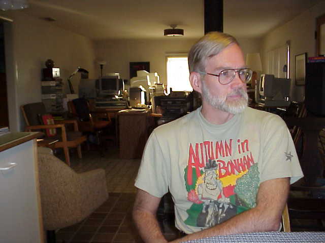 Brian after breakfast in Indiana.