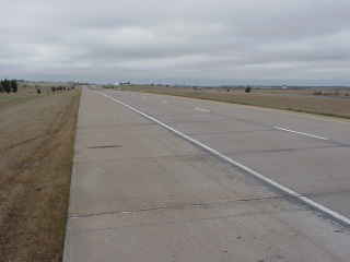 Flat pasture land.