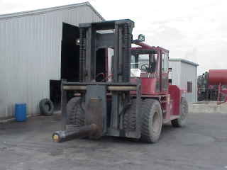 Forklift.