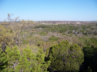 View from top of hill.