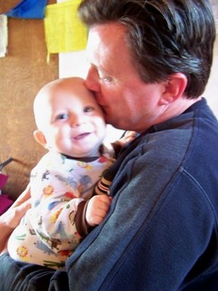 Visitor and Dad.
