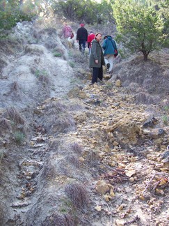 top of hill, Camp El Tesoro.