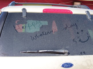 Lama Karma's car.