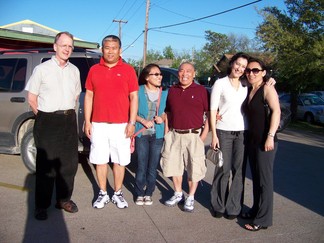 Michael, Lama Karma, Taski Dolkar, Lamala (Lama Dudjom Dorjee), Isabel and Tachu.
