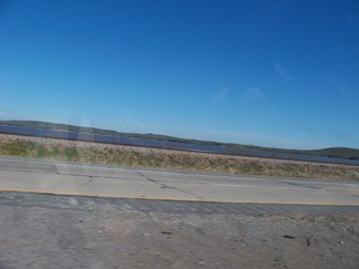 Lake on US 69.