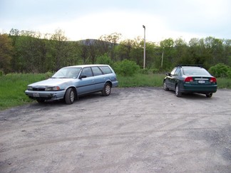 I87 Saugerties Park and Ride, NY.
