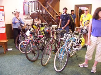 Bikes to bless.