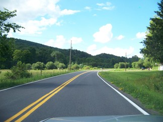 Road to Arnot Forest.