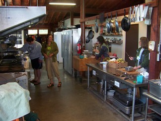 Kitchen, Arnot Forest Camp, NY.