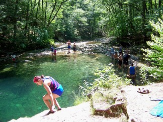 Blue Hole, Peekamoose, NY.