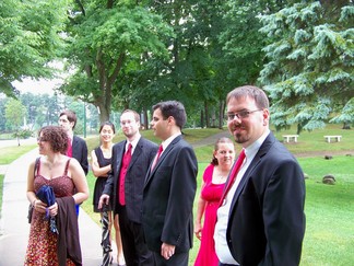 David and Nina's Wedding, Schenectady Rose Garden, NY.