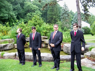 David and Nina's Wedding, Schenectady Rose Garden, NY.