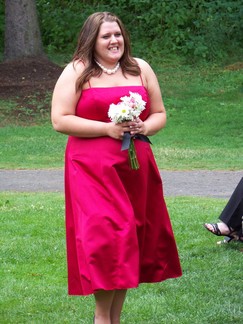 David and Nina's Wedding, Schenectady Rose Garden, NY.