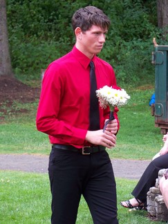 David and Nina's Wedding, Schenectady Rose Garden, NY.