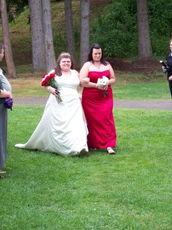 David and Nina's Wedding, Schenectady Rose Garden, NY.