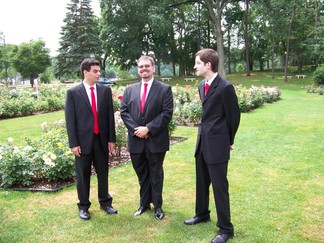 David and Nina's Wedding, Schenectady Rose Garden, NY.