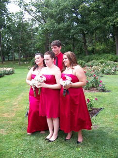 David and Nina's Wedding, Schenectady Rose Garden, NY.