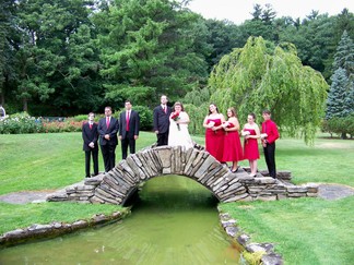 David and Nina's Wedding, Schenectady Rose Garden, NY.