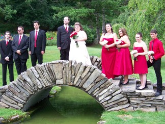 David and Nina's Wedding, Schenectady Rose Garden, NY.