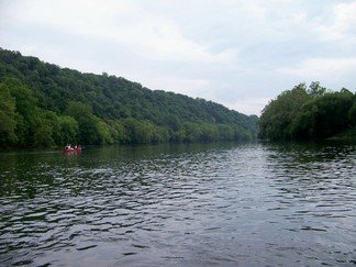 Morning Downstream Canoe Trip, SUUSI 2010, Radford, NY.