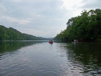 Morning Downstream Canoe Trip, SUUSI 2010, Radford, NY.