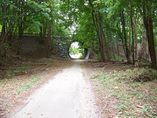 Uncle Sam Bike Trail, Troy, NY.