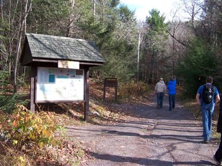 Overlook Mountain Fire Tower Trail, NY.