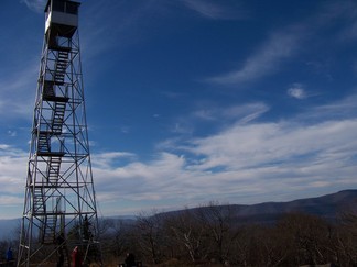 Overlook Mountain Fire Tower Trail, NY.