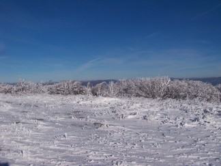 Snowshoe hike to Berlin Mountain, Taconic Crest Trail, NY.