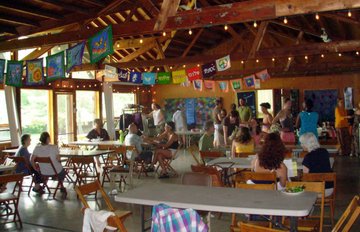 Main Hall, Arnot Forest Camp, NY.