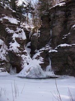 Schoharie Long Path
to Minekill Falls.