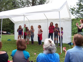 Ithaca Dance Camp, Arnot Forest, NY.