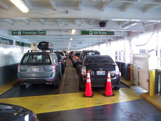 Ferry from Edmonds to Kingston, WA.