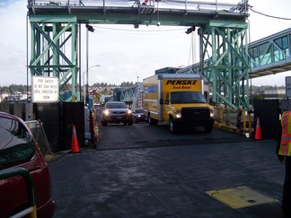 Ferry from Edmonds to Kingston, WA.
