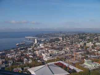 View from Seattle Needle, WA.