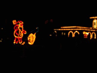 Albany NY Capital Holiday Lights In The Park, Albany, NY.