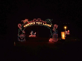 Albany NY Capital Holiday Lights In The Park, Albany, NY.