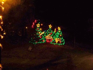 Albany NY Capital Holiday Lights In The Park, Albany, NY.