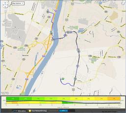 Bike route from eTransmedia.com.