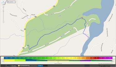 iMapMyRun: Feb 12, 2011 12:31 PM in Gilboa, NY.