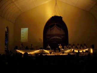 New Year's Day chanting group.