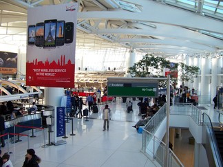 JFK airport terminal.
