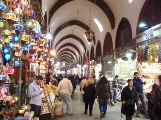 Eminonu Spice Bazaar, Turkey.