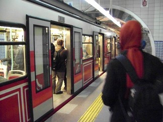 Funicular, Istanbul, Turkey.