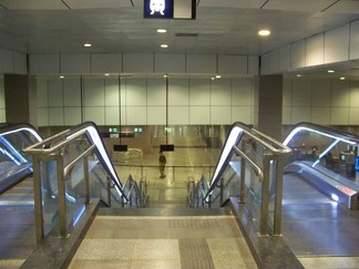 Delhi Airport Metro / Subway, India.